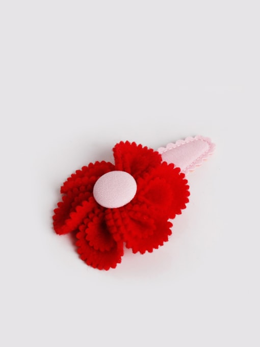 Red 2018 Color Flower Hair clip