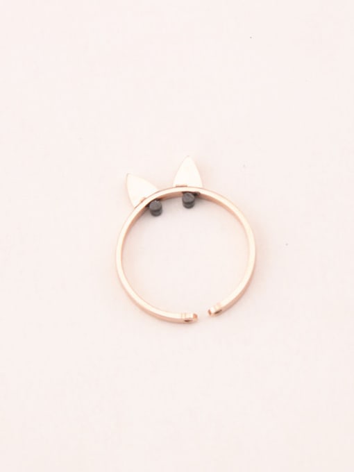 GROSE Cartoon Cute Kitty Cat Ears Opening Ring