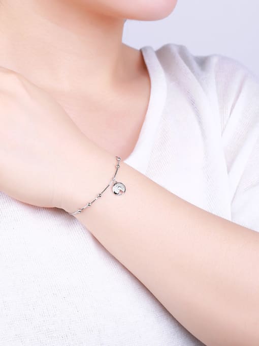 One Silver Trendy Adjustable Length Geometric Bracelet 1
