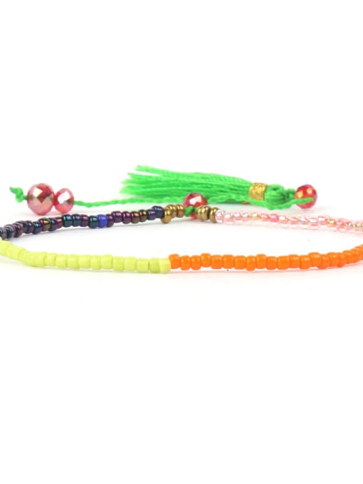 HB567-F Handmade Stretch Colorful Women Bracelet