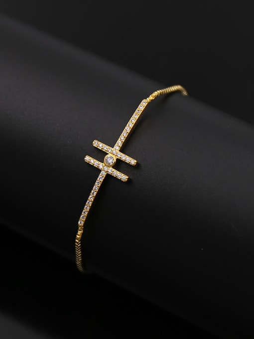 Golden H Copper Stretch Bracelet
