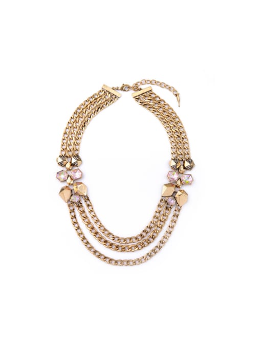 KM Multilayer Alloy Women Necklace 0
