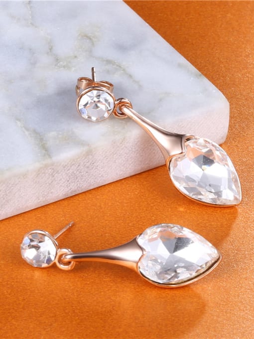 Ronaldo Charming Heart Shaped Zircon Stud Earring 1