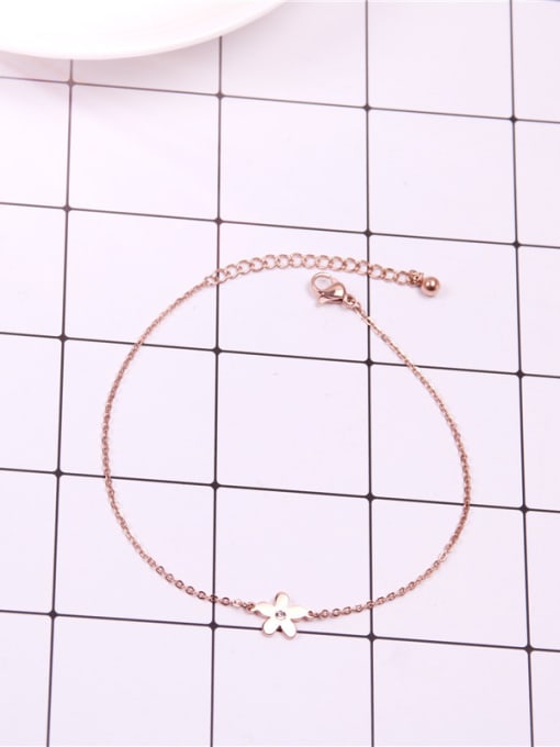 GROSE Flower Accessories Simple Style Women Anklet 2
