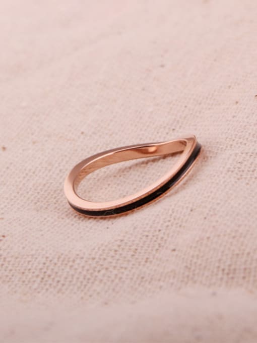 GROSE Irregular Single Line Simple Ring 1