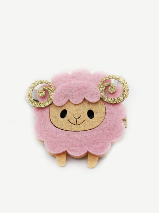 Light Pink YOKI children's cartoon series pleasant goat hair headdress Hair clip 50415