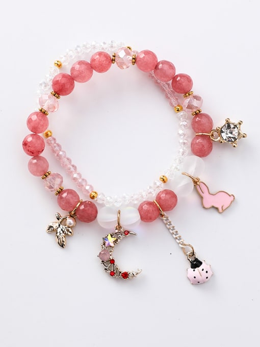 Girlhood Alloy With Rose Gold Plated Fashion DIY Bracelets 2