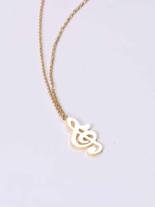 GROSE Titanium With Gold Plated Personality Irregular Necklaces