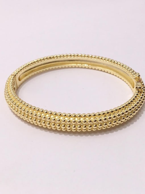gold Titanium With Gold Plated Personality Irregular Bangles