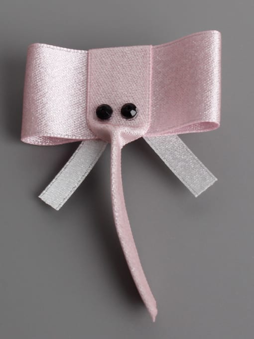 Light Pink Ribbon Elephant Hair clip