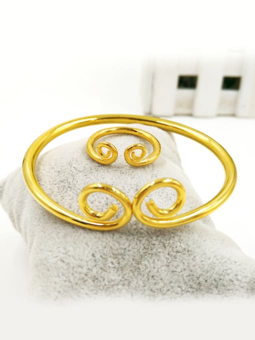 Neayou Women Exquisite Gold Plated Two Sets