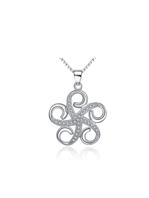 kwan Korean Style Hollow Flower Fashion Pendant 0