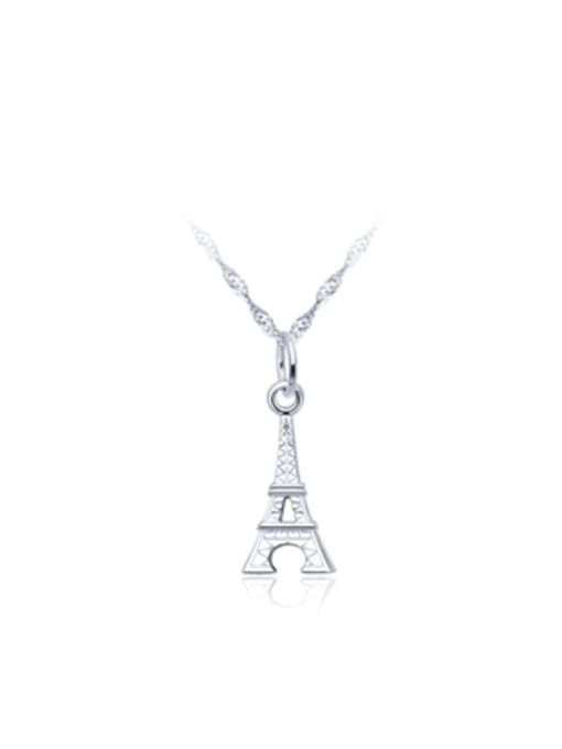 Rosh S925 Silver Fashion Exquisite Tower Clavicle Necklace 0