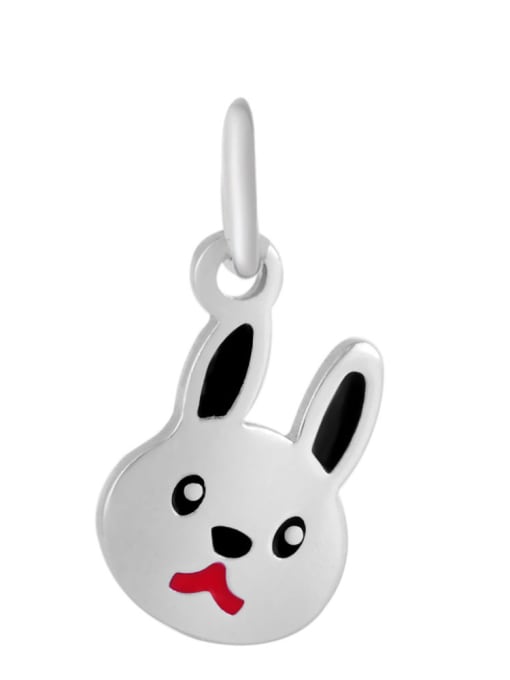 WVC043-1 Stainless Steel With cute rabbit Charms