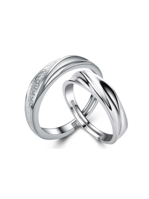 kwan Creative Lover Fashion S925 Silver Ring 0