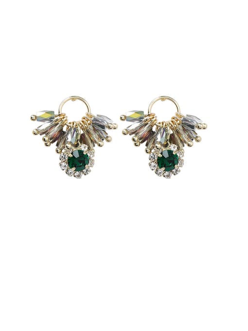 Girlhood Alloy With Gold Plated Ethnic Irregular Clip On Earrings 0
