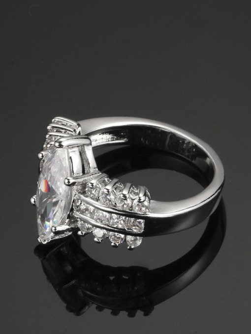 ZK Shining Specially Style Zircons Women Ring 2