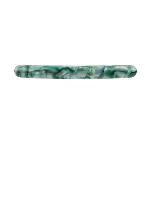 Emerald green - 10 cm Alloy With  Cellulose Acetate Fashion Trendy Geometric Barrettes & Clips