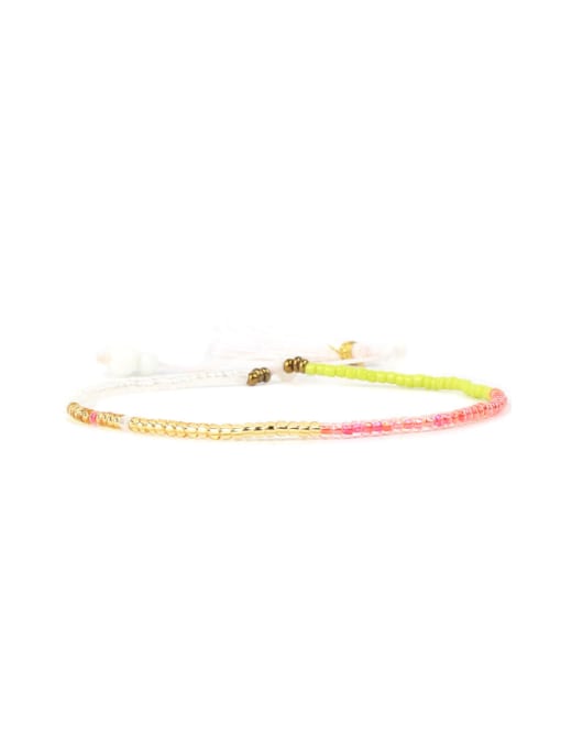 HB567-E Handmade Stretch Colorful Women Bracelet
