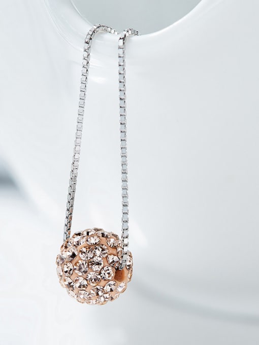 CEIDAI S925 Silver Crystal Necklace 2