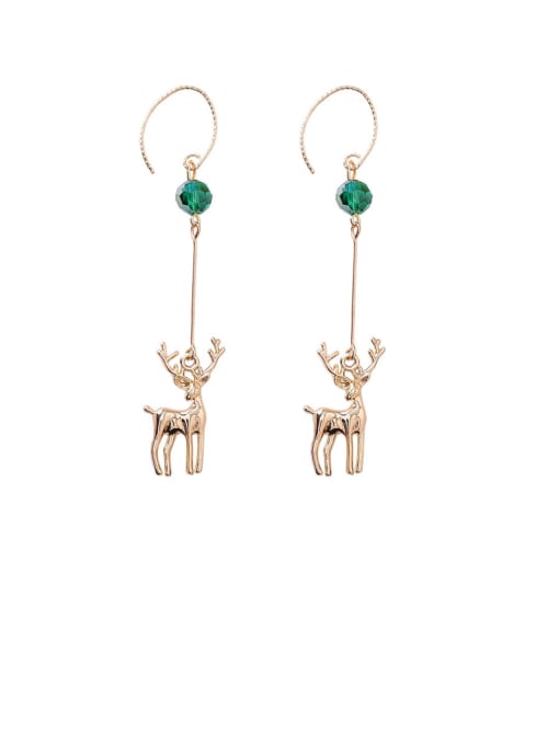 4#12754 Alloy With Rose Gold Plated Cute Irregular Drop Earrings