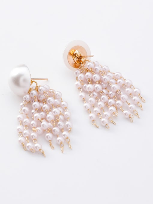 Girlhood Alloy With Rose Gold Plated Trendy Charm Earrings 0