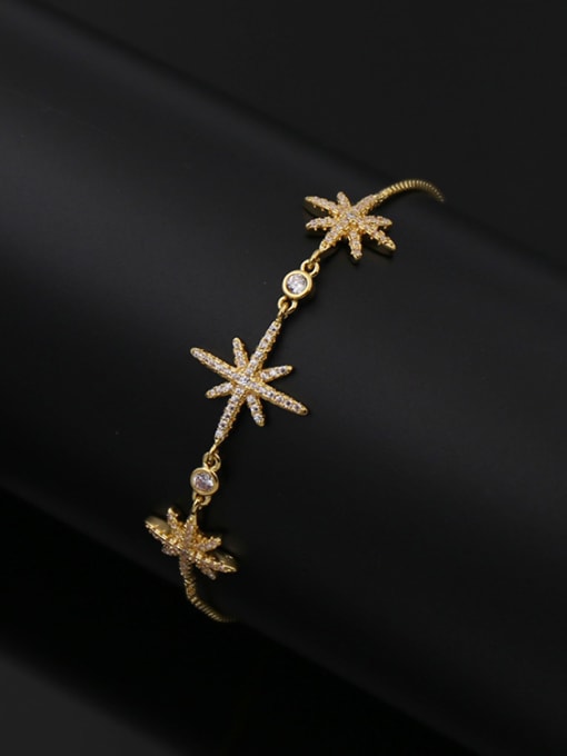 Golden Star Copper Bracelet