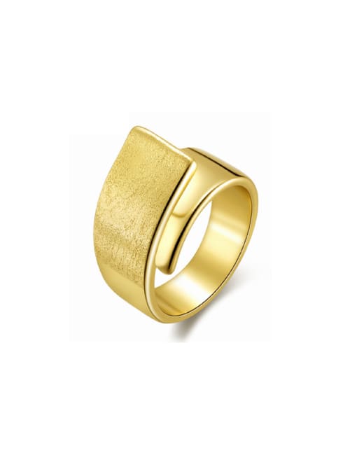 Ronaldo Fashion 18K-gold Simple atmosphere  ring 0