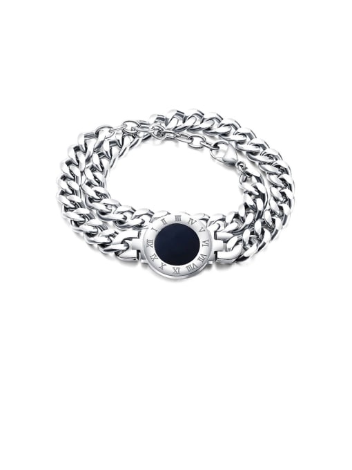 Open Sky Titanium With  Acrylic  Simplistic Round Bracelets  Or Necklace 3