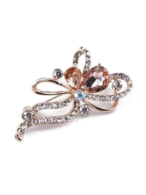 Inboe Crystals Flower-shaped Brooch 1