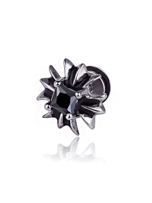 BSL Stainless Steel With Fashion Flower Stud Earrings 0