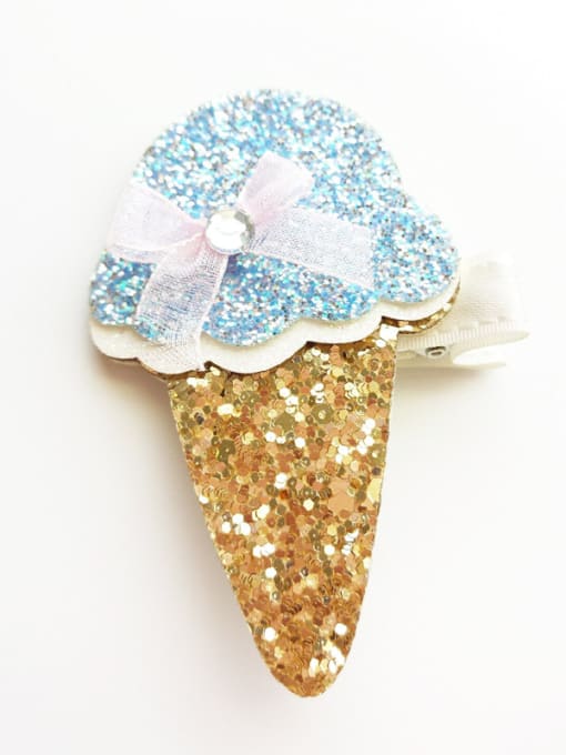 Blue Ice Cream Hair clip