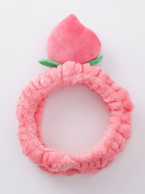 A pink Cute Fruit Hair Ropes