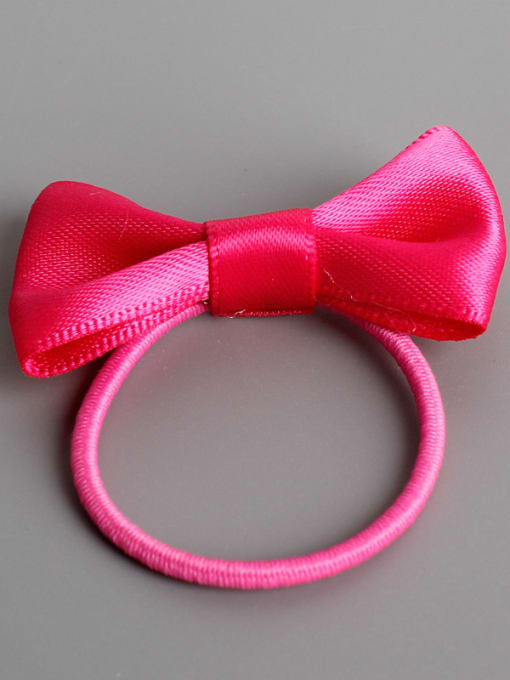 Rose Red Seven Royal Princess with a hair rope ring the children are 60027 Classic Hair Bow