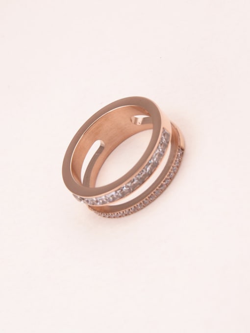 GROSE Fashion Double Lines Women Ring