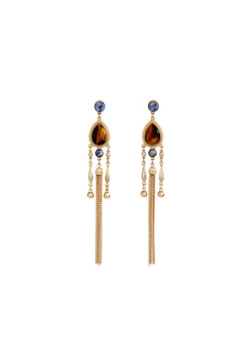 KM Alloy Tassels drop earring 0