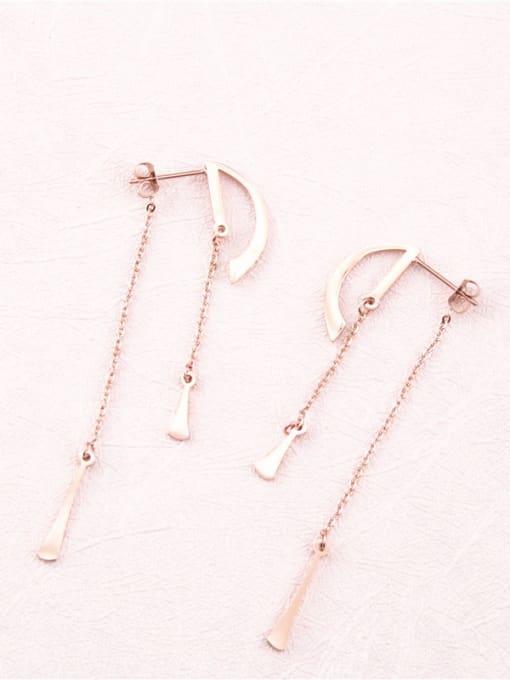 GROSE Valentine's Day Gift Tassel Drop Earrings 1