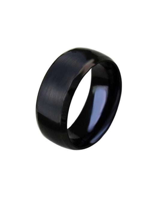 RANSSI Fashion Smooth band ring 0