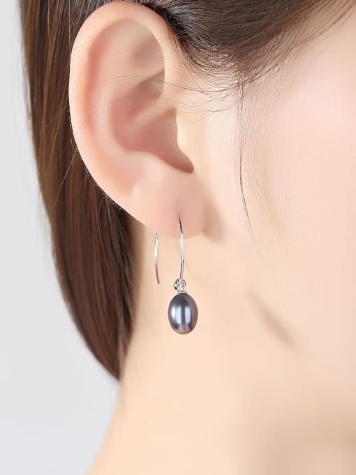 CCUI Sterling silver freshwater pearls minimalist earrings 1