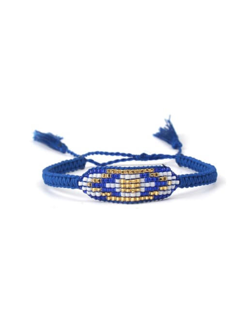 HB646-A Simple Style Women Color Woven Bracelet