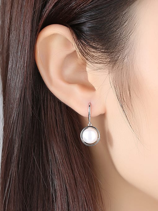 CCUI Sterling  Silver Natural Freshwater Pearl Earrings 1