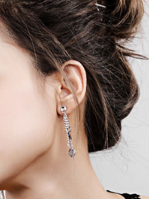 Open Sky Fashion Asymmetrical Smiling Faces Drop Earrings 1