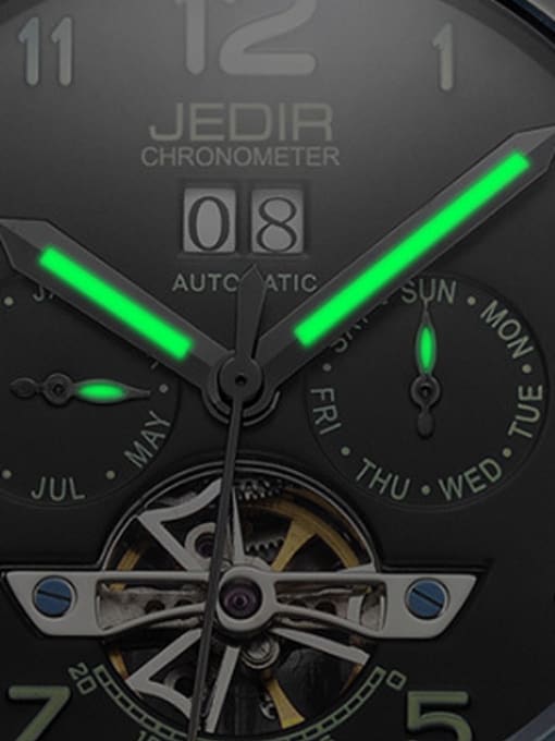 YEDIR WATCHES JEDIR Brand Calendar Hollow Mechanical Watch 3