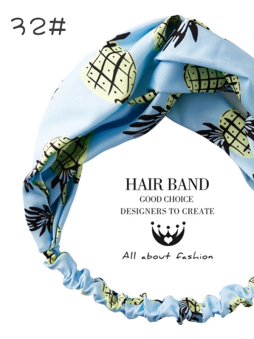 32#B5510A Sweet Hair Band Multi-color Options Headbands