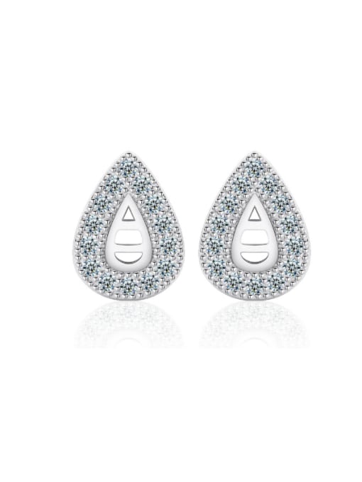 kwan Water Drop Elegant Women Stud Earrings 0