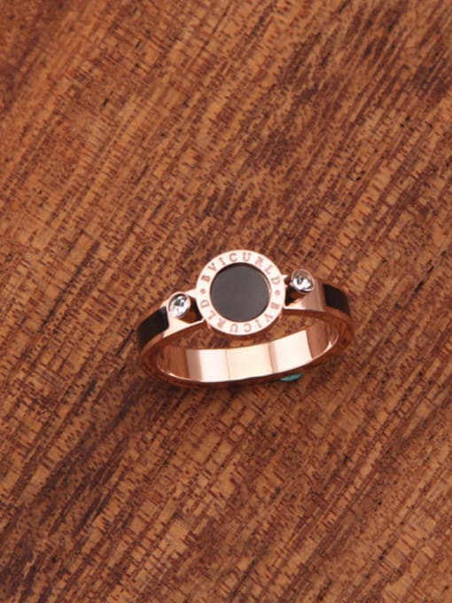 GROSE Noble Titanium Steel Fashion Ring 1