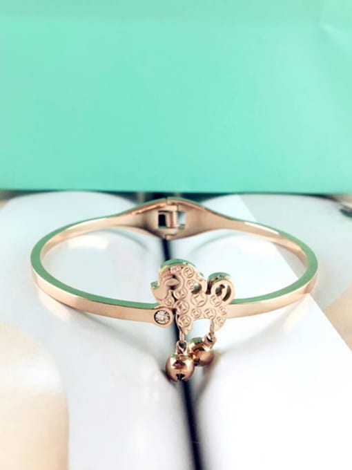GROSE Monkey Accessories Rose Gold Plated Bangle 2