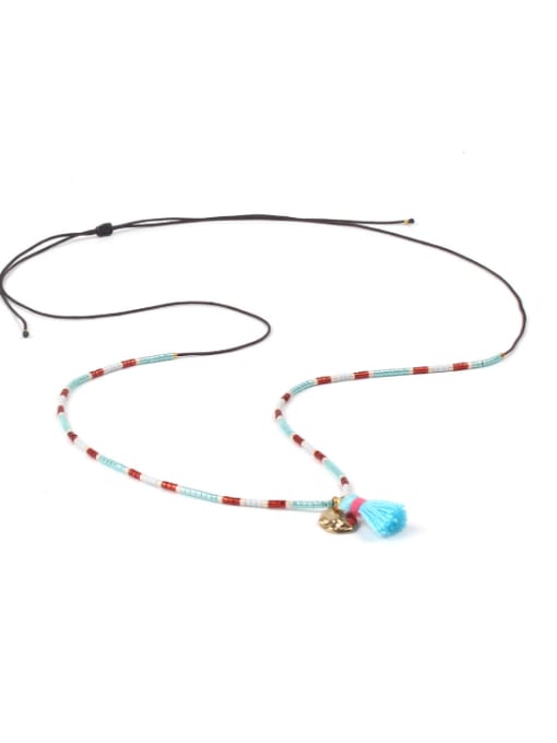 N6001-B Creative Tassel DIY Tassel Necklace