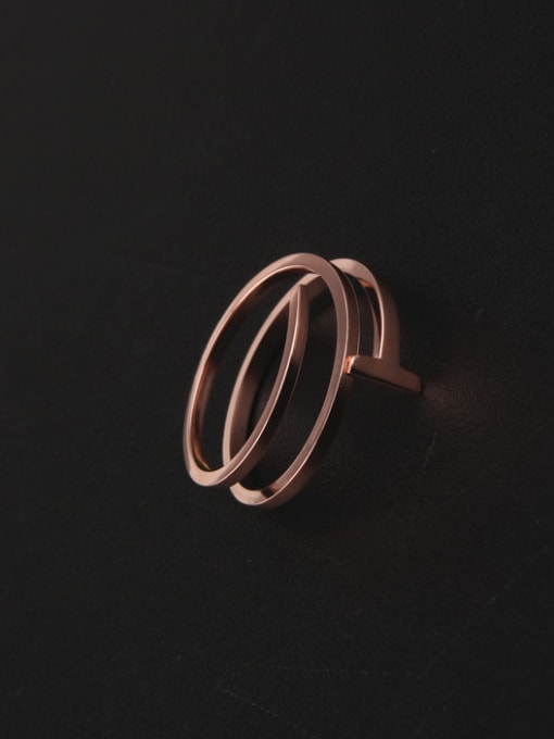 GROSE Multi-layer Spring T Shaped Ring 1