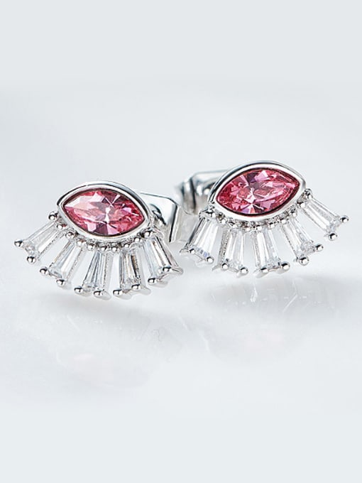 CEIDAI Fashion Marquise austrian Crystal Stud Earrings 2